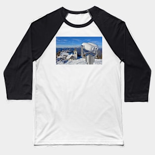 Viewing Binoculars on Monte Lussari Baseball T-Shirt